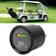 thumbnail image 3 of LCD + LED Battery Gauge, Battery Indicator, Amp Gauge, For  Cart Forklift, 3 of 8
