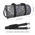 thumbnail image 2 of Easygdp Daisies Flowers Bolsa de Viaje, Bolsa de Mano, Bolsa de Gimnasio, Bolsa de Equipaje para Viaje, 2 of 6