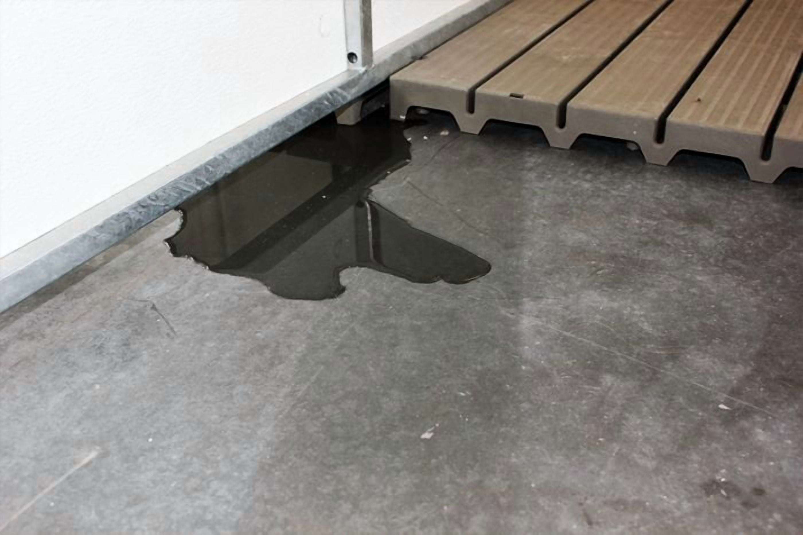 Single Large 2' X 4' Raised Dog Kennel Run Flooring Panel Gray