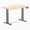 Maple / Space Gray, variant on Desky Dual Mini Hardwood Sit Stand Desk - White Ash / 40 X 24 Inches / White