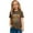 Brown@GC@, variant on CONZONE Toddler Boys Tshirts 100 Days Of School Letter Graphic Short Sleeve T-Shirt for Boys Crew Neck Lightweight Loose Fit Kids Spring Summer Tops