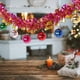 thumbnail image 4 of Christmas Decoration Rattan Flower Ribbon Mood Scene Arrangement Hanging Party Colorful Strip Top Creat Pendant, 4 of 7