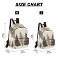 thumbnail image 2 of FORMRS Mini Backpack Purse for Women Quilted Travel Daypack Casual Shoulder Bag, Hand Drawn Christmas Stars, 2 of 7