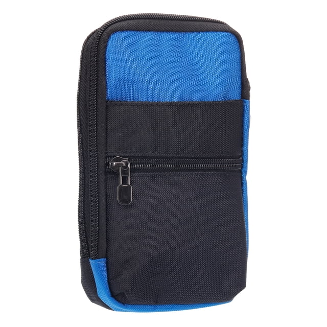 Uxcell Cartera de Cuello para Viajes, Soporte para Pasaporte Cartera de Cuello Organizador de Viaje, Azul Cielo