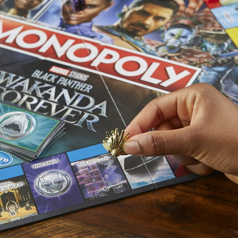 MONOPOLY: Black Panther Dei Marvel Studios – Gioco Da Tavolo Wakanda Forever Edition, Per 2-6 Giocatori, Dagli 8 Anni In Su