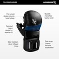 thumbnail image 3 of Hayabusa T3 Guantes De Entrenamiento Sparring Mma De 7 Oz Para Hombres Y Mujeres - Negro Xl, 3 of 5