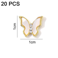 thumbnail image 2 of 3D Nail Art Butterfly Nail Art Rhinestone Diamond Glitter, Diseño novedoso Acrílico Mariposa Nail Art Jewelry Ormromra CPB-DE-LYY454-1, 2 of 5