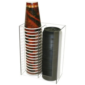 Coffee Or Solo Cup And Lid Holder Dispenser And Organizer