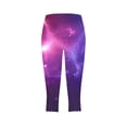 thumbnail image 5 of DDAPJ pyju Capri Leggings for Women 2025 Trendy Summer Cropped Pants Elastic Waist Slim Fit Yoga Bottom Pants Trendy 3D Print Casual Workout Capris Clearance Sale Multicolor M, 5 of 6