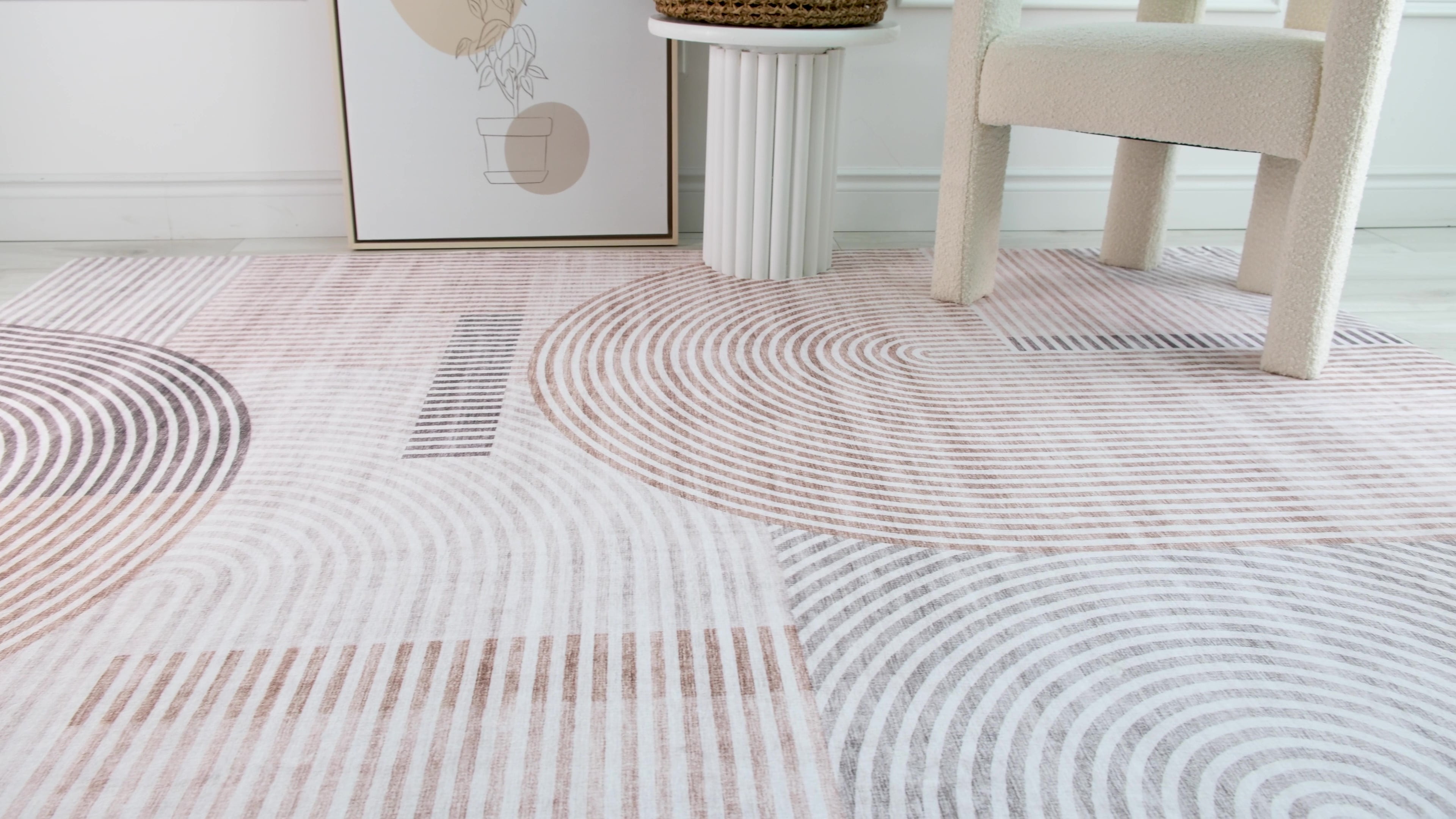 Rug Branch Minimalist Abstract Indoor Area Rug