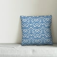 thumbnail image 3 of Creative Products Blue and White Aztec Pattern 20x20 Spun Poly Pillow, 3 of 3