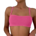 thumbnail image 5 of uublik Swimsuit Women Bathing Suit for Women Push Up Swimwear Built in Bra Swimsuit Cheeky Bikini Swimsuit Hot Pink, 5 of 5