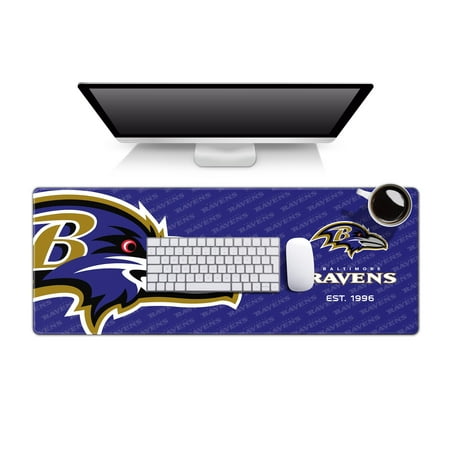 YouTheFan NFL Baltimore Ravens Logo Series Desk Pad SMU