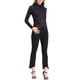 thumbnail image 2 of INSPIRAR CHIC Blusa de Mujer Ajustada Cuello de Tortuga con Pliegues en la Parte Frontal de Manga Larga Tejido L Púrpura, 2 of 8