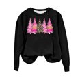 thumbnail image 4 of asdoklhq Clearance Plus Size Christmas Clothing,Women's Christmas Printed Round Neck Long Sleeved Top Loose Fitting Sweater, 4 of 4