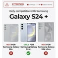 thumbnail image 2 of Dexnor for Samsung Galaxy S24 Plus Case with Built-in Slide Camera Cover & Screen Protector & Kickstand, Shockproof Rugged Case Full-Body Bumper Protective Cover for Galaxy S24 Plus 2024, Black, 2 of 7