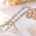 thumbnail image 2 of Esquirla Acrylic Alloy Bag Chain Strap Shoulder Strap Purse Making Accessories Detachable Gray 60cm, 2 of 8