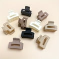 thumbnail image 3 of Korean Mixed Hair Mini Small Grab Clip Matte Milk Coffee Color Girl Bangs Cute Hairpin Small Grab Clip Side Hair Clip Hair Acces, 3 of 8