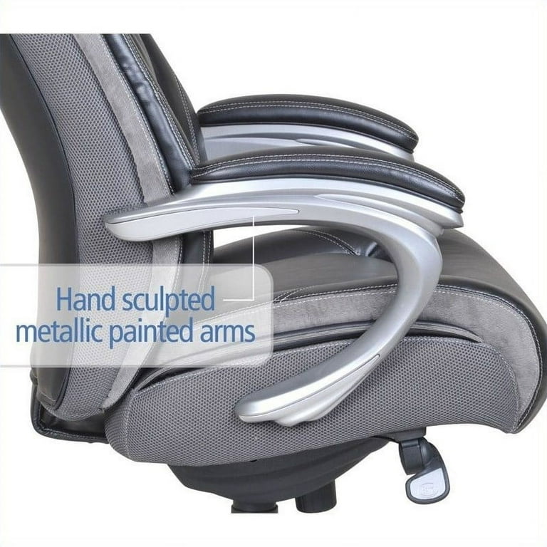 Kingfisher Lane Executive Office Chair in Bliss Black Walmart