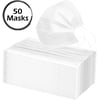 Mask For Flu Protection Disposable Face Masks with Elastic Ear Loop Breathable and Comfortable 50 Pack Great for Dust, Germ and Virus Protection and Personal Health - USA FDA
