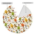 thumbnail image 2 of Picia Animals Forest Print Christmas Tree Skirt , Christmas Tree Skirt Ornaments for Merry Christmas Holiday Party Decorations Indoor Outdoor-30", 2 of 7