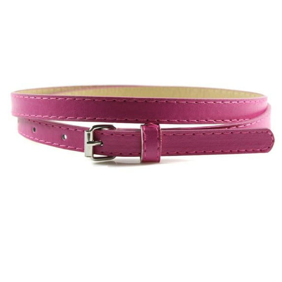 2Pcs Women's Faux Leather Skinny Hip or Waist Dress Belt - Ladies Casual Strap Cinto Belts