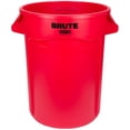 thumbnail image 2 of Rubbermaid FG264300RED BRUTE 44 Gallon Red Round Trash Can, 2 of 5
