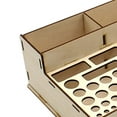 thumbnail image 3 of thinsony Paint Brush Holder Stand Cabinet for Modeling Tool Miniature Paint Set C, 3 of 4