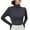 Dark Gray, variant on Oalirro Women's Turtleneck Long Sleeve Shirts Basic Slim-Fit Fitted High Neck T Shirts Lightweight Breathable Cozy Tees