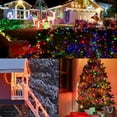 thumbnail image 2 of WATERGLIDE 98.5FT 300 LED Christmas Decorative String Lights, 8 Lighting Modes Waterproof Green Wire LED Fairy Light for Indoor Outdoor Christmas Party Garden Wedding Home Decoration (Multi-Colored), 2 of 8