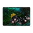 thumbnail image 3 of ZICANCN Spaceship Moon Wormhole Area Rugs Doormat , Facecloth Non-Slip Floor Mat Rug for Living Room Kitchen Sink Area Indoor Outdoor Entrance 72"x48", 3 of 9