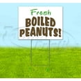 thumbnail image 1 of Fresh Boiled Peanuts (18" x 24") Yard Sign, Includes Metal Step Stake, 1 of 6