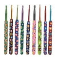 thumbnail image 2 of Crochet Needlesfor Crocheting,9PCS Crochet Hooks Colorful Colorful Crochet Hook Crochet Needle Superior Craftsmanship, 2 of 14