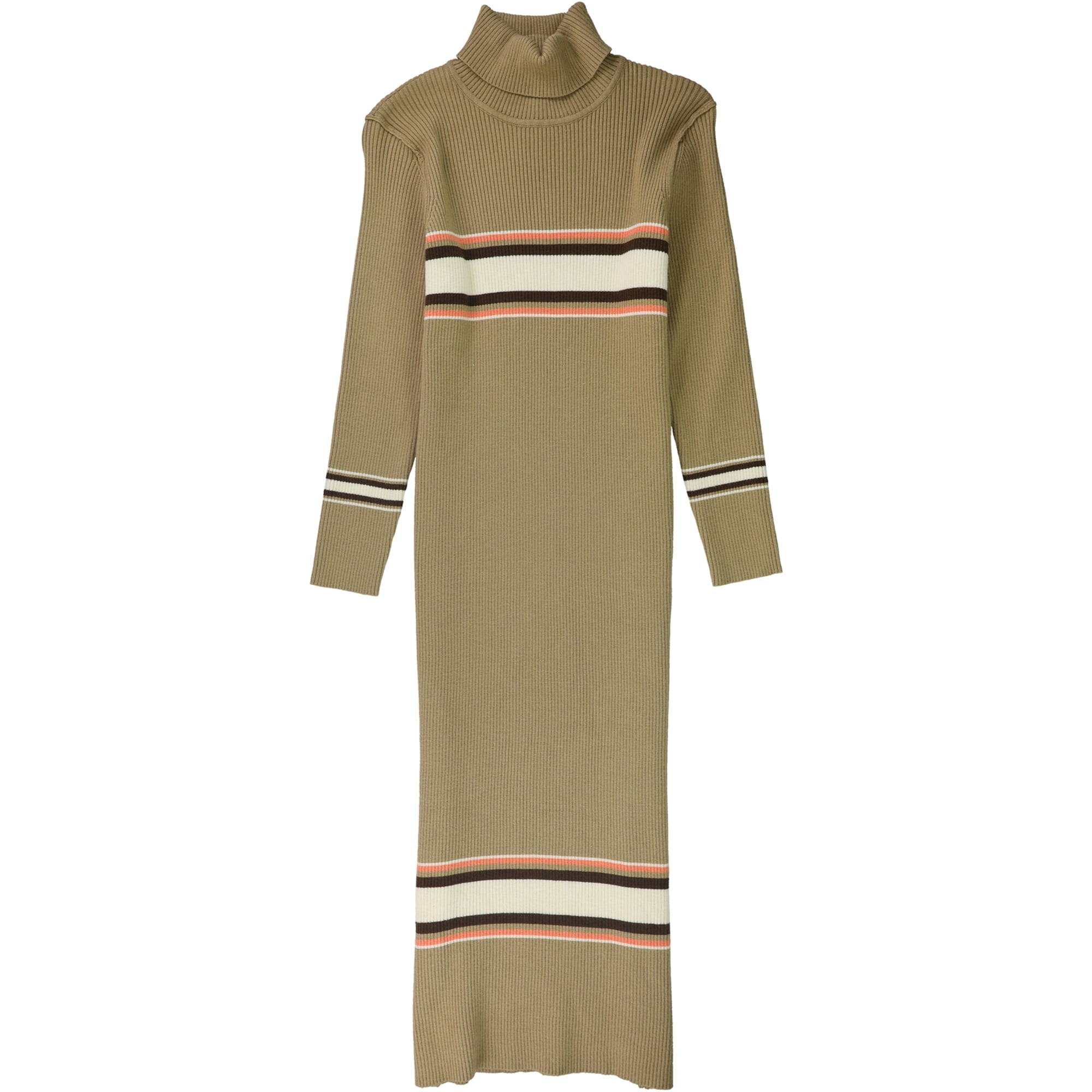 Free People Womens Sport Stripe Sweater Dress Brown X Small