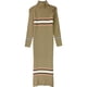thumbnail image 1 of Free People - Vestido tipo jersey con rayas deportivas para mujer, marrón, grande, 1 of 2