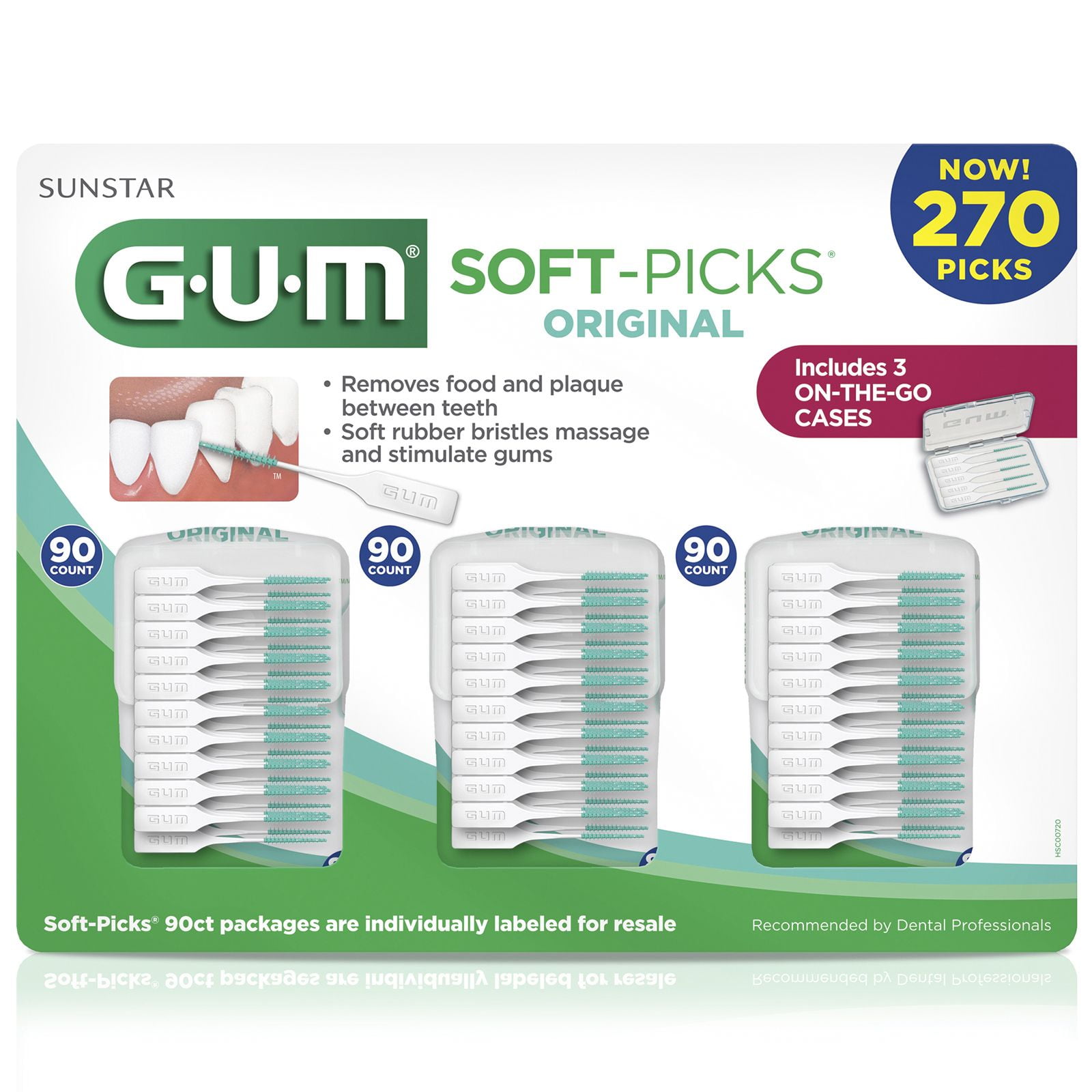 GUM Original Soft Picks 270 count.