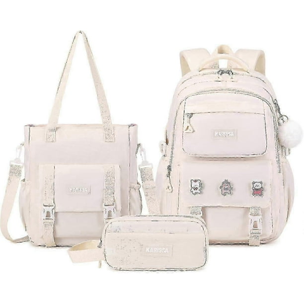Girls Backpack, Kids Backpack for Girls with Anti-theft Back Pocket, Lightweight School Bookpack, Watrer Resistant, Bookbag for Elementary Primary Sch