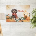 thumbnail image 2 of Happy Thanksgiving Dachshund with Turkey Pumpkins Autumn Vibes Horizontal Matte Canvas Poster Wiener Dog Lover Gifts Idea Wall Art Home Decor - 12018, 2 of 5
