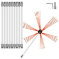 thumbnail image 1 of KFFKFF Chimney Sweep Kit 33FT, Chimney Cleaning Tool Kits with 10 Nylon Flexible Rods, Chimney Brush 394 Inch, 1 of 9