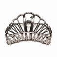 thumbnail image 4 of QinGoo Medium Metal Hair Claw Clip for Women Strong Hold Non-Slip Hair Accessory 1 Count, 2.76 Inch, Black, 4 of 6