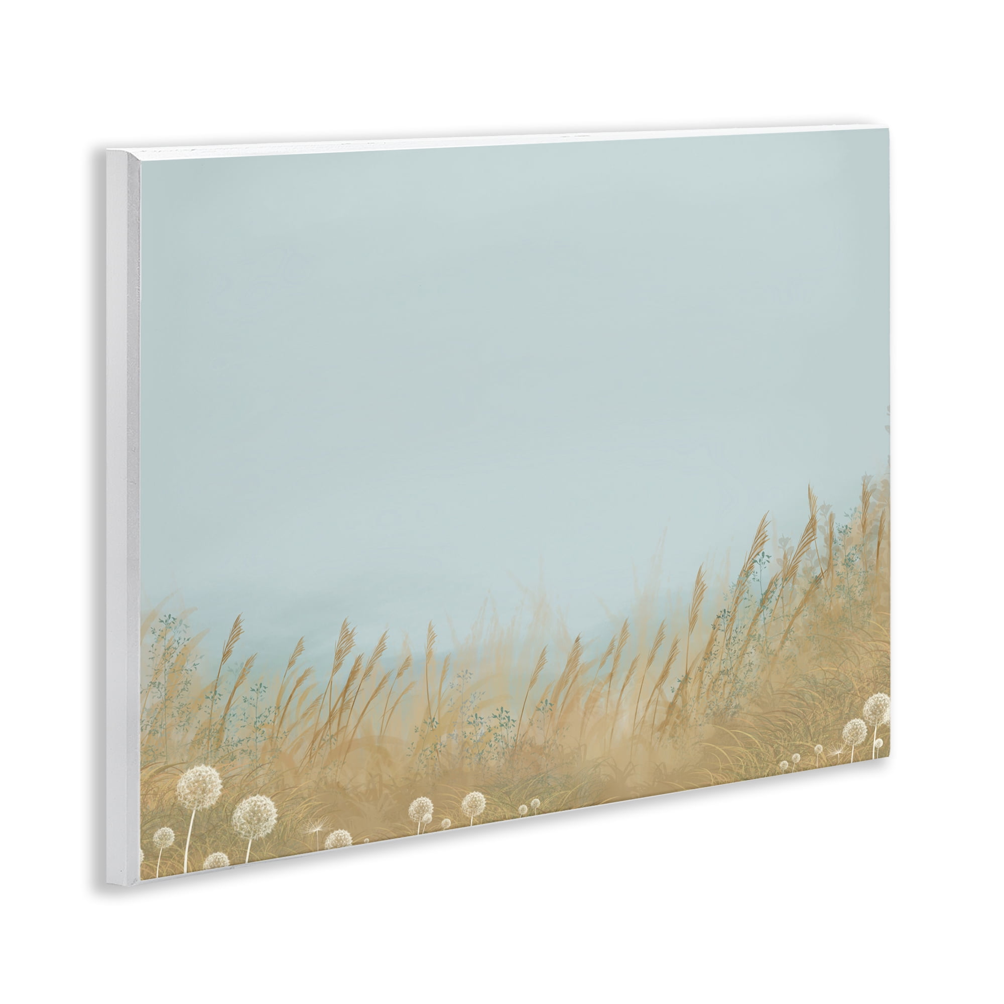 Misty Meadows Blowing in Wind Wall Plaque Art, design by Renel Peters