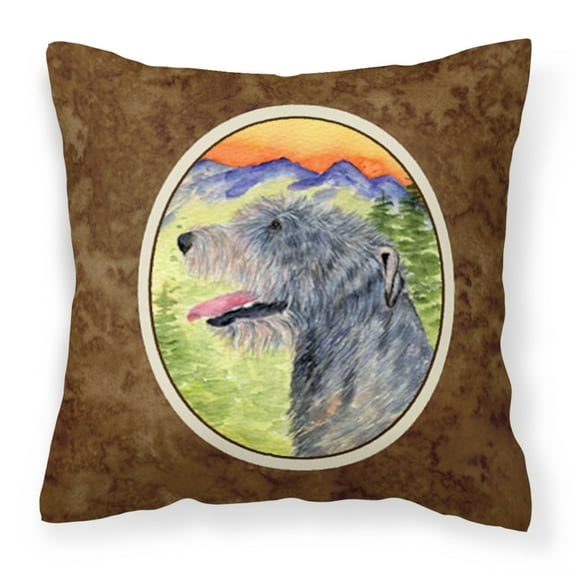 Caroline's Treasures Bandiera USA Patriota Con Irish Wolfhound - 27,9x38,1 Cm - Resistente Alle Intemperie, Doppia Faccia