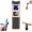 Color C, variant on Rechargeable & Refillable Cigar Torch Lighter with LED Display, All-in-1 Cigar Lighter Built-in Cigar Holder Cigar Punch, Adjustable Triple Jet Flame, Cool Cigar Accessories Gift for Man