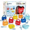 thumbnail image 2 of HLONK Kids Toys Number Lock & Key Counting Cognition Educational Toy Number Matching Homeschool Math Toys Early Learning Preschool Activities Toys Games for 3 Years Old Toddler Chirstmas, 2 of 7