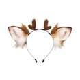 thumbnail image 4 of Diadema de Venado Macarena Oreja Cosplay Decoración Accesorios marrón, 4 of 8