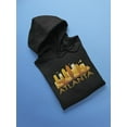 thumbnail image 3 of Atlanta Yellow Cityscape  Hoodie Women -Image by Shutterstock, Female Small, 3 of 4