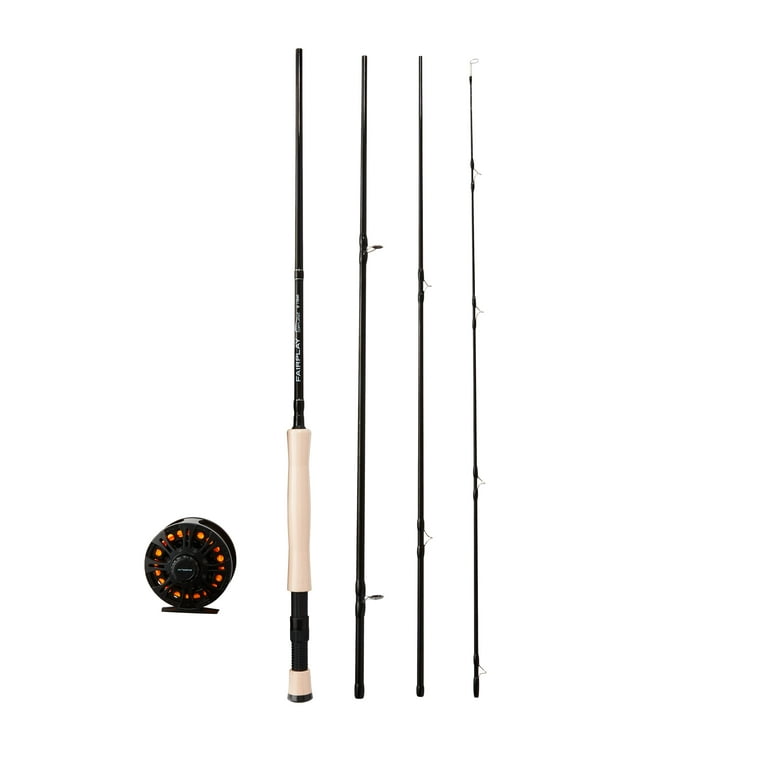 Cortland Fairplay 8' Graphite Fly Fishing Combo, 5/6 Weight, 4 Piece,  607637 