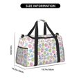 thumbnail image 3 of Rateoe Pastel Christmas Cookies Pattern Gym Bag for Women, Duffle Bag for Travel with Wet Pocket, Carry on Weekender Bags for Women, Water Resistant Travel Bag Duffel Bag, 3 of 7