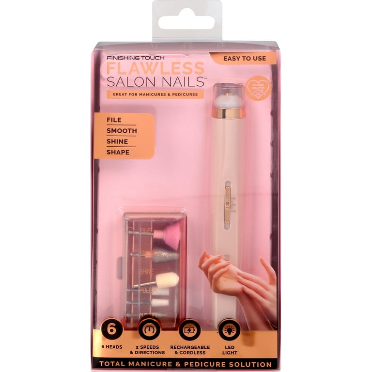 Finishing Touch Flawless Total Manicure & Pedicure Solution, Salon Nails