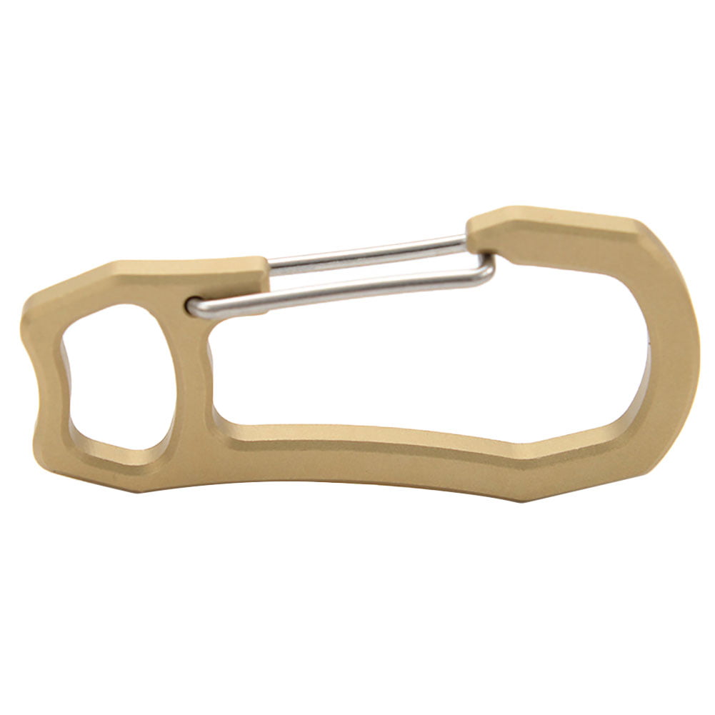 1x Handbag Clasp Carabiner Key Buckle Spring Hook Snap Clip Outdoor Hiking Brass 